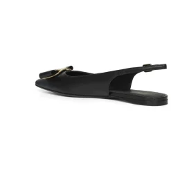 Ballerina Sko^Ferragamo New Vara Plate Ballerina Sort