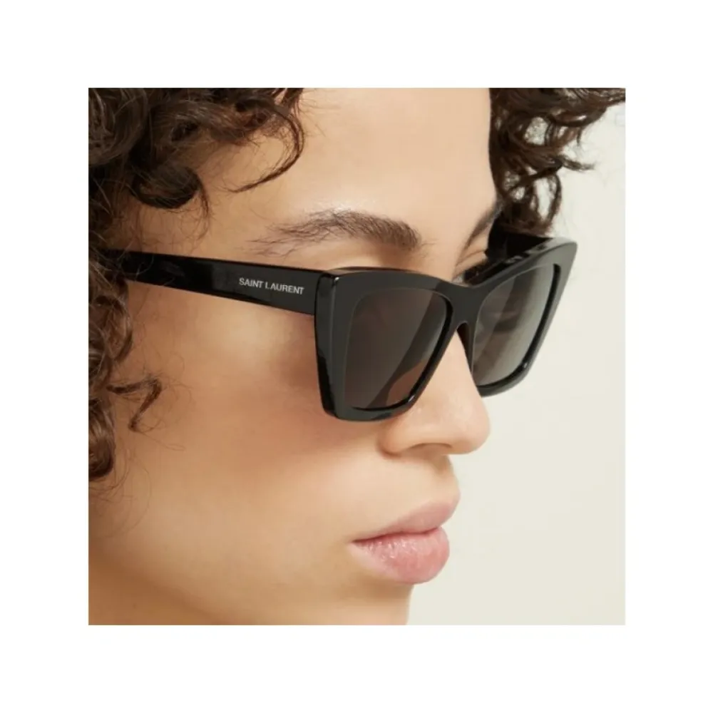 Solbriller<Saint Laurent New Wave SL 276 Solbriller Sort