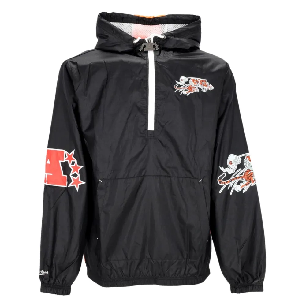 Skaljakker^Mitchell & Ness NFL Team OG 2.0 Anorak Windbreaker Sort