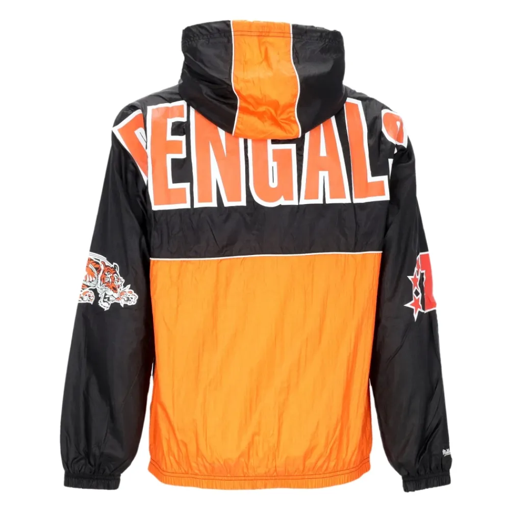 Skaljakker^Mitchell & Ness NFL Team OG 2.0 Anorak Windbreaker Sort