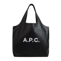 Indkøbstasker<A.P.C. Ninon Tote Bag i Sort
