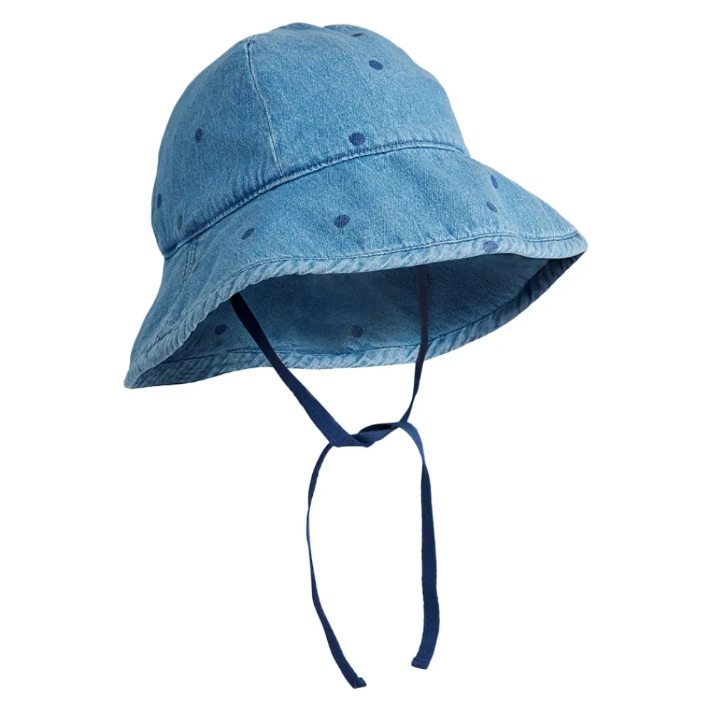 Huer & Kasketter^Mini Rodini Note Denim Solhat Blå