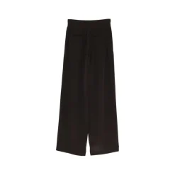 Bukser<Joseph Nour Satin Twill Bukser Sort