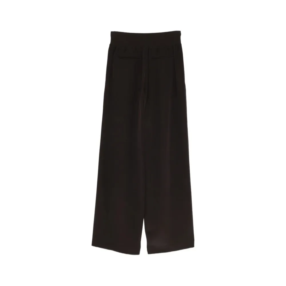 Bukser<Joseph Nour Satin Twill Bukser Sort