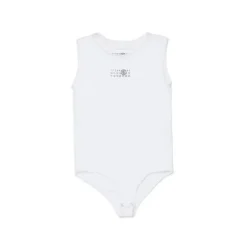 Bodystocking & Sæt^MM6 Maison Margiela Number-print Bodysuit Hvid