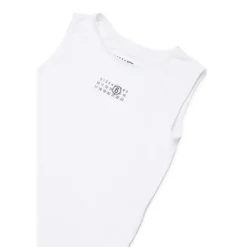 Bodystocking & Sæt^MM6 Maison Margiela Number-print Bodysuit Hvid