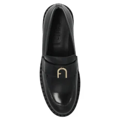 Loafers<Furla Nye Legacy loafers sko Sort