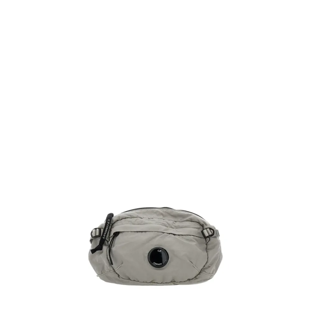 Tasker^C.P. Company Nylon B Lens Crossbody Pack Grå