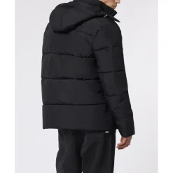 Jakker<Philipp Plein Nylon Puffer Jacket Gothic Plein Sort