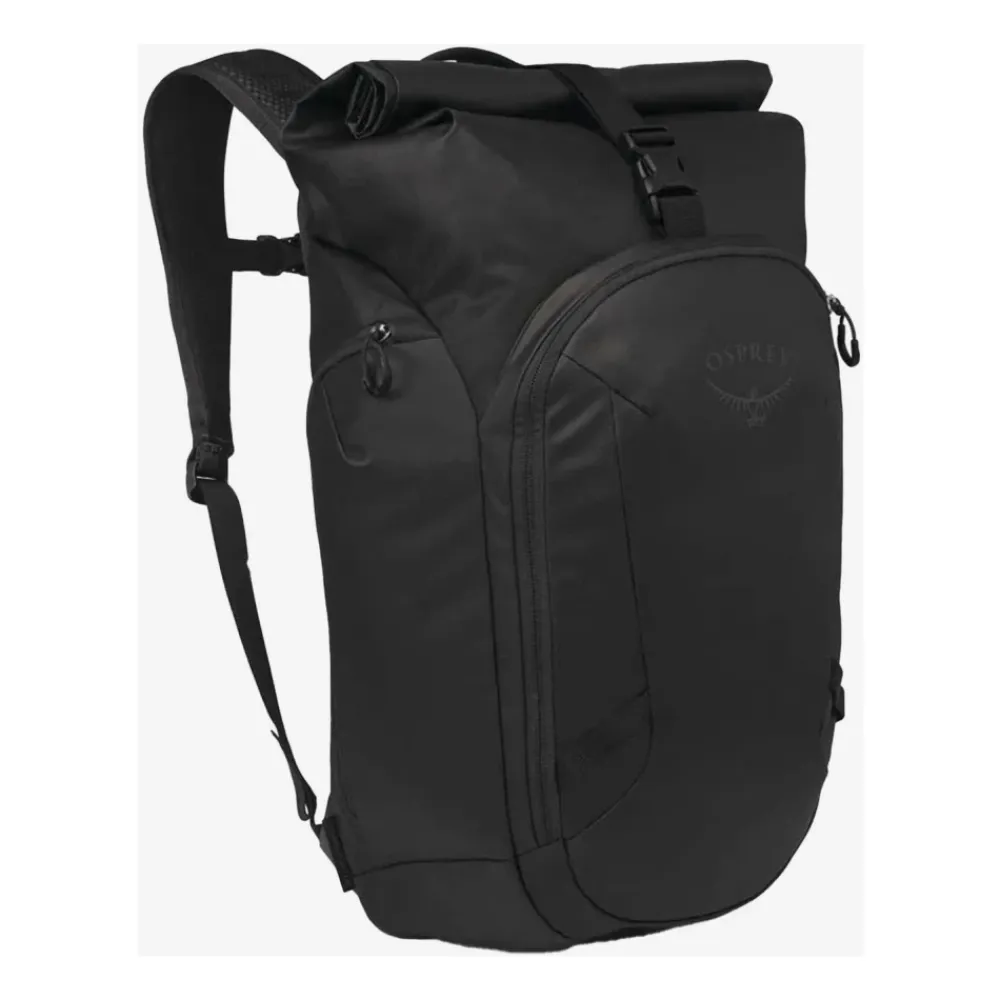 Rygsække<Osprey Nylon Roll Top Rygsæk med Laptop Rum Sort