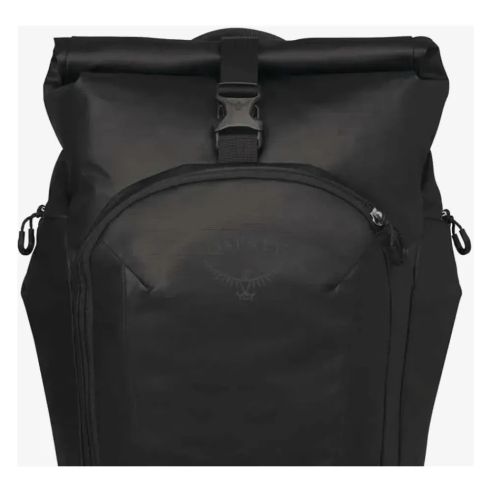 Rygsække<Osprey Nylon Roll Top Rygsæk med Laptop Rum Sort