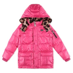 Jakker<Philipp Plein Nylon Satin Jacket Iconic Plein Pink