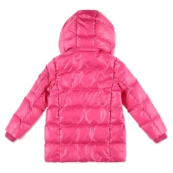 Jakker<Philipp Plein Nylon Satin Jacket Iconic Plein Pink