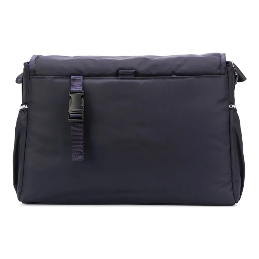 Tasker^Emporio Armani Nylon Sæt 3 Dele med Klap Taske Blå