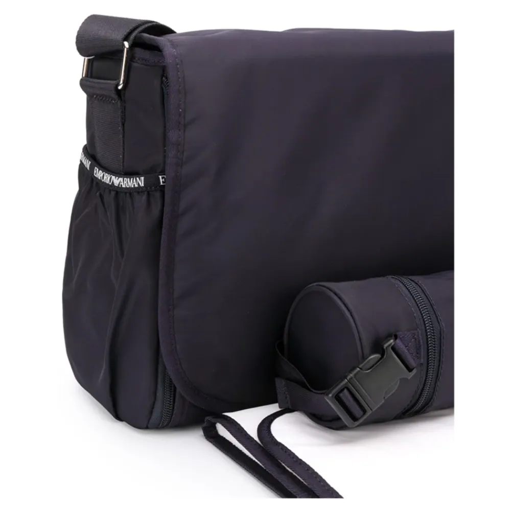 Tasker^Emporio Armani Nylon Sæt 3 Dele med Klap Taske Blå