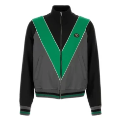 Træningsjakker^Valentino Garavani Nylon Sweatshirt med Lynlås og VLogo-mærke Multifarvet