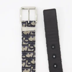Bælter<Dior Oblique Jacquard Bælte Sort