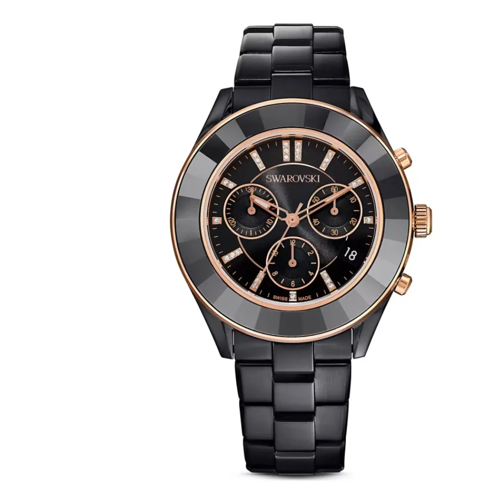 Ure<Swarovski Octea Lux Sport Ur Sort