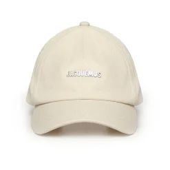 Huer, Kasketter & Hatte^Jacquemus Off-White Bomuld Logo Hat Hvid