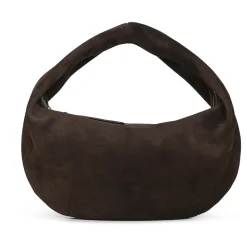 Håndtasker^Khaite Olivia Medium Læder Hobo Taske Brun