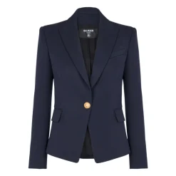 Jakker<Balmain One-button Wool Blazer Blå