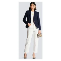 Jakker<Balmain One-button Wool Blazer Blå