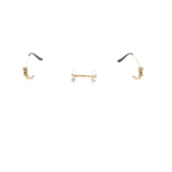 Briller<Cartier Optical Frame Gul