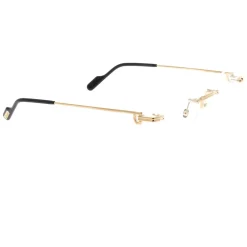 Briller<Cartier Optical Frame Gul