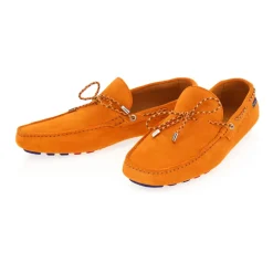 Sejlersko<PS By Paul Smith Ruskind Klassiske Mokkasiner Sko Orange