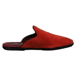 Hjemmesko<Dolce & Gabbana Ruskind Slides Flade Sko Orange