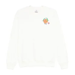 Sweatshirts<Casablanca Orange Sweatshirt til Kvinder AW25 Hvid