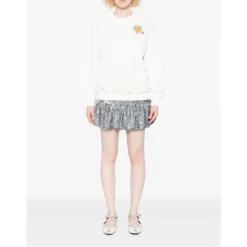 Sweatshirts<Casablanca Orange Sweatshirt til Kvinder AW25 Hvid