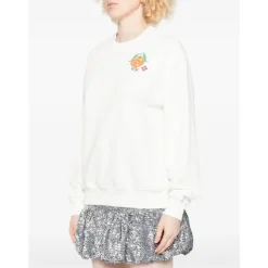 Sweatshirts<Casablanca Orange Sweatshirt til Kvinder AW25 Hvid