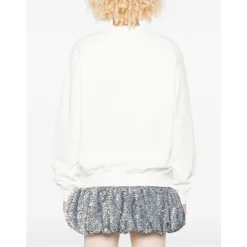 Sweatshirts<Casablanca Orange Sweatshirt til Kvinder AW25 Hvid