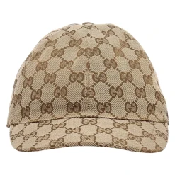 Huer & Kasketter<Gucci Original GG Canvas Baseball Hat Beige