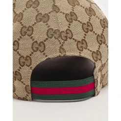 Huer & Kasketter<Gucci Original GG Canvas Baseball Hat Beige