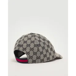 Huer & Kasketter<Gucci Original GG Canvas Baseball Hat Blå