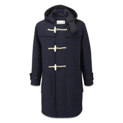 Frakker^Gloverall Original Monty Duffle Coat Blå