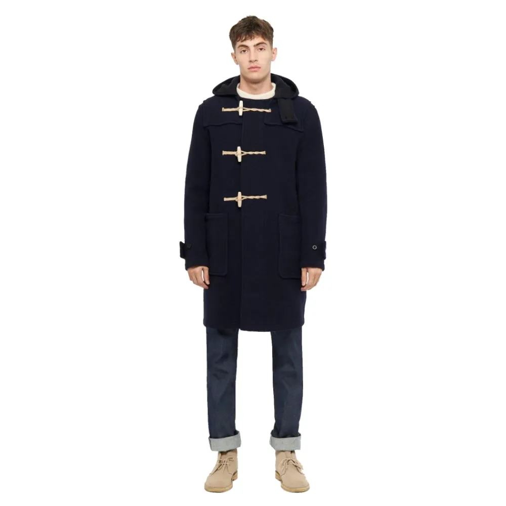 Frakker^Gloverall Original Monty Duffle Coat Blå