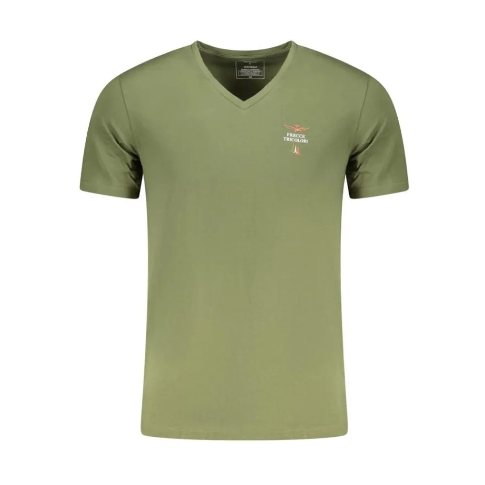 T-Shirts<Aeronautica Militare Outdoor T-Shirt Grøn