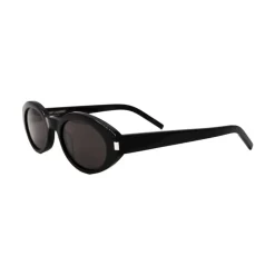 Solbriller<Saint Laurent Ovale Solbriller Sort