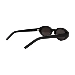 Solbriller<Saint Laurent Ovale Solbriller Sort