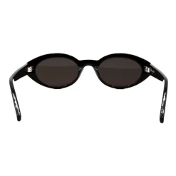 Solbriller<Saint Laurent Ovale Solbriller Sort