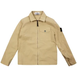 Jakker<Stone Island Overshirt Cotone Beige