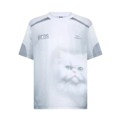T-Shirts<GCDS Oversize Kitten T-shirt Hvid
