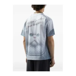 T-Shirts<GCDS Oversize Kitten T-shirt Hvid