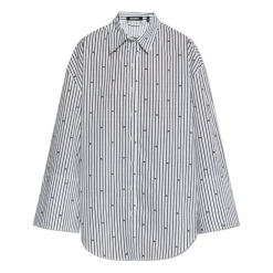 Bluser & Skjorter^ROTATE Birger Christensen Oversize skjorte Hvid