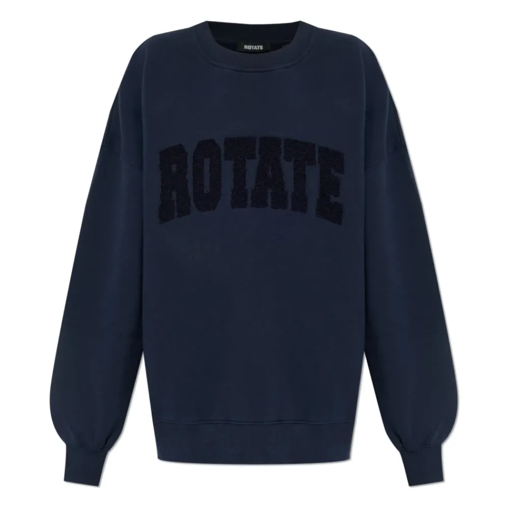 Sweatshirts|Striktrøjer & Sweatere<ROTATE Birger Christensen Oversize Sweatshirt Blå