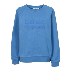 Sweatshirts<Basic Apparel Oversized Sweatshirt - Quiet Harbor Blå