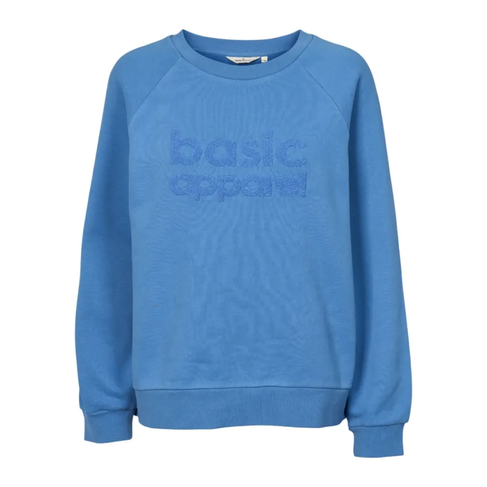 Sweatshirts<Basic Apparel Oversized Sweatshirt - Quiet Harbor Blå